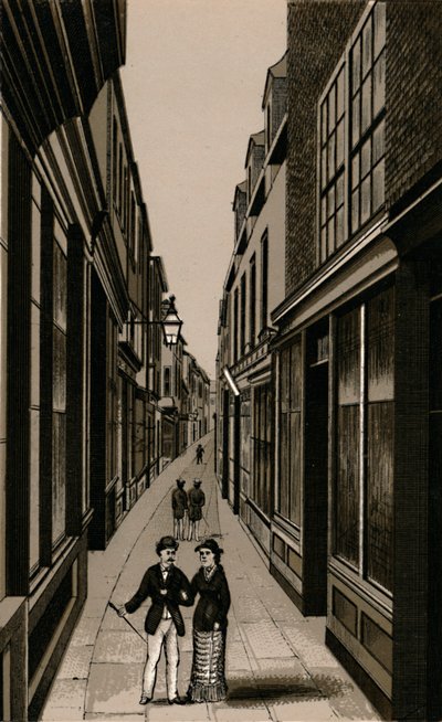 Market Row, c1880 da Unbekannt