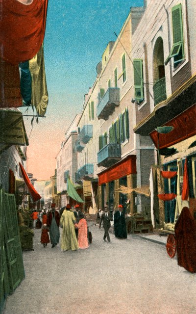 Market Street, Suez, Egitto, XX secolo da Unbekannt