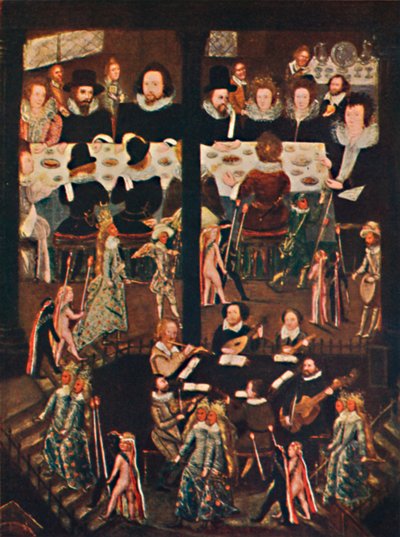 Festa di matrimonio di Sir Henry Unton, c1596 da Unbekannt
