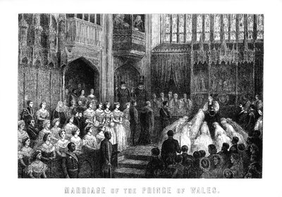 Matrimonio del Principe di Galles, Cappella di San Giorgio, Windsor, 10 marzo 1863, 1899 da Unbekannt