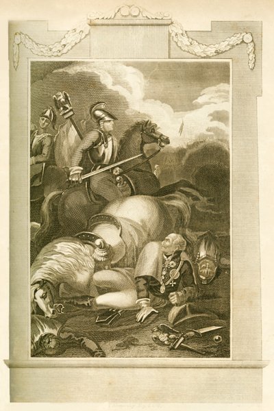 Maresciallo Blucher alla battaglia di Ligny, 16 giugno 1815, 1816 da Unbekannt