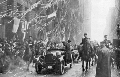 Il maresciallo Joffre e Viviani arrivano a New York, Prima Guerra Mondiale, 9 maggio 1917 da Unbekannt