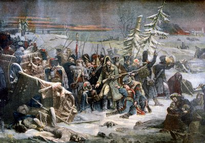 Il maresciallo Ney durante la ritirata dalla Russia, 1812 da Unbekannt