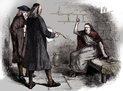 Martha Corey e i suoi accusatori, Salem, Massachusetts, c1692 da Unbekannt