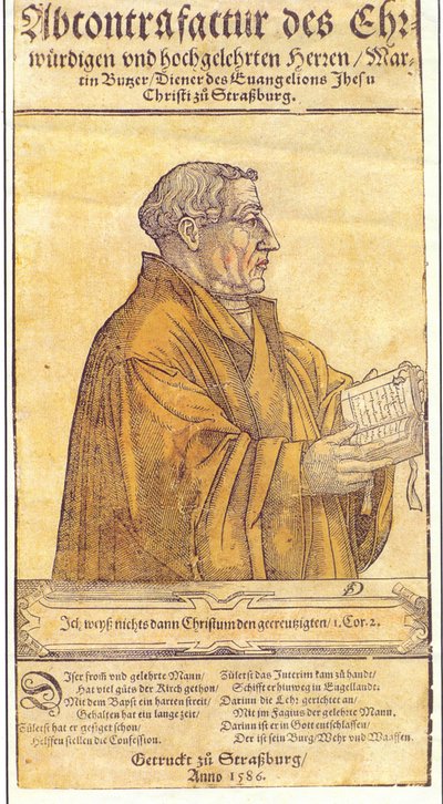 Martin Bucer 1491-1551 da Unbekannt