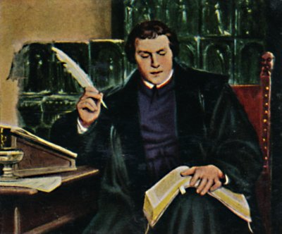 Martin Lutero 1483-1546 - Dipinto di Thumann, 1934 da Unbekannt