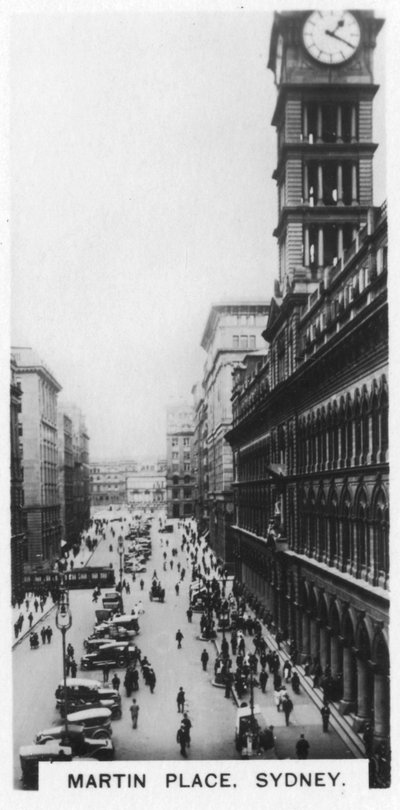 Martin Place, Sydney, 1928 da Unbekannt