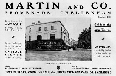 Martin e Co., Promenade, Cheltenham, 1909 da Unbekannt