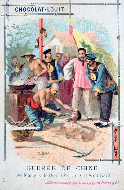 Martirio a Ouai Petchili, Cina, Ribellione dei Boxer, 11 agosto 1900 da Unbekannt