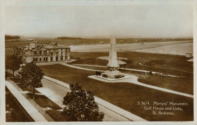 Monumento ai Martiri, Golf House e Links, St. Andrews, c1900 da Unbekannt