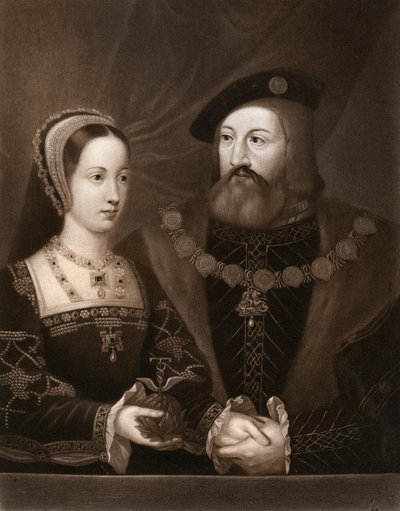 Maria Tudor e Charles Brandon, Duca di Suffolk, 1515 da Unbekannt