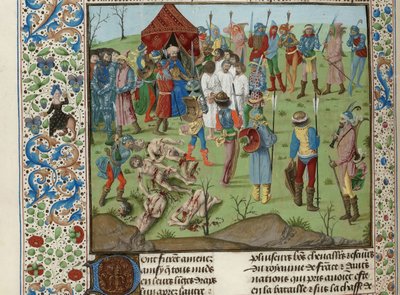 Massacro dei cristiani dopo la battaglia di Nicopoli da Unbekannt