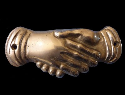 Stretta di mano massonica. Simbolo, fine del XIX sec. da Unbekannt