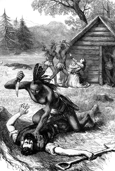 Massacro dei coloni da parte dei nativi americani da Unbekannt