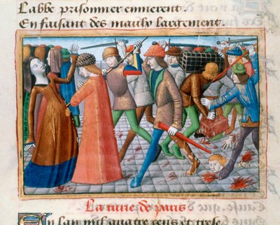 Massacro degli abitanti di Parigi, maggio 1413, 1484 da Unbekannt