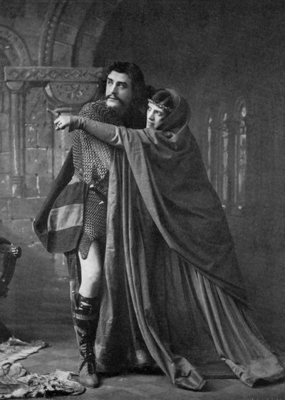 Matheson Lang e Hutin Britton in Macbeth da Unbekannt