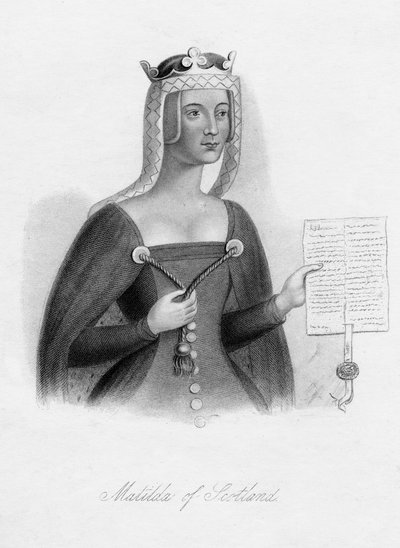 Matilde di Scozia, regina di Enrico I, XIX secolo da Unbekannt