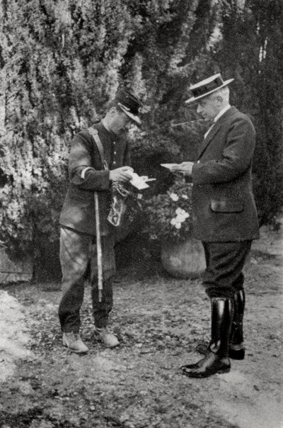 Maurice Maeterlinck, drammaturgo, poeta e saggista belga, 1915 da Unbekannt