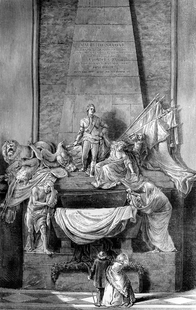 Mausoleo del Maresciallo de Saxe, Chiesa di San Tommaso, Strasburgo, Francia da Unbekannt