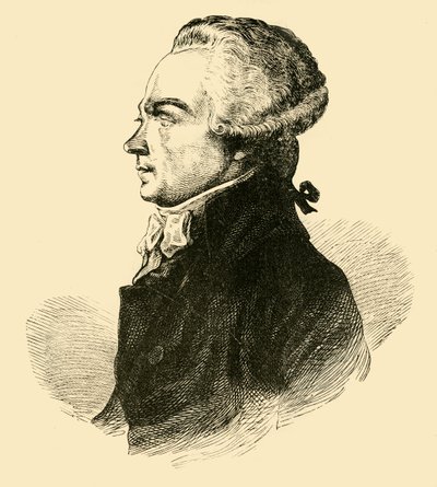 Maximilien Robespierre, c1780, 1890 da Unbekannt
