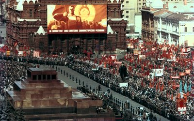 Parata del Primo Maggio, Piazza Rossa, Mosca, 1972 da Unbekannt