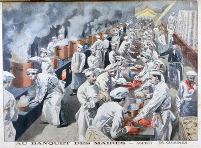 Banchetto del Sindaco, Parigi, 1900 da Unbekannt