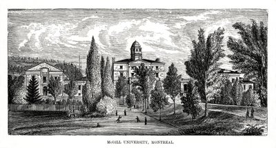 Università McGill, Montreal, Canada, XIX secolo da Unbekannt