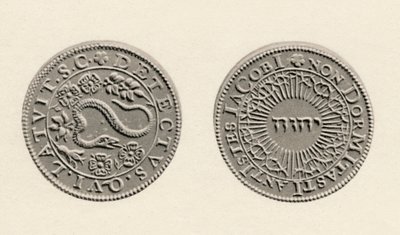 Medaglia commemorativa della scoperta della Congiura delle Polveri, 1605, 1904 da Unbekannt