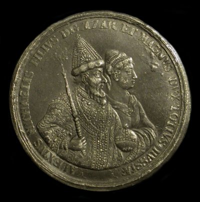 Medaglia dello Zar Alessio I di Russia per celebrare la nascita di Pietro il Grande da Unbekannt