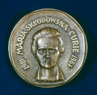 Medaglia commemorativa di Marie Sklodowska Curie, fisica franco-polacca, 1967 da Unbekannt