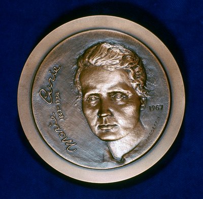 Medaglia commemorativa di Marie Sklodowska Curie, fisica franco-polacca, 1967 da Unbekannt
