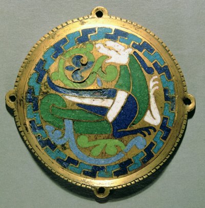 Medaglione raffigurante un drago, francese, da Conques da Unbekannt