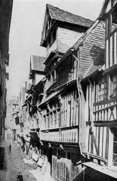 Medioevo a Lisieux, Normandia, Francia, c1930s da Unbekannt
