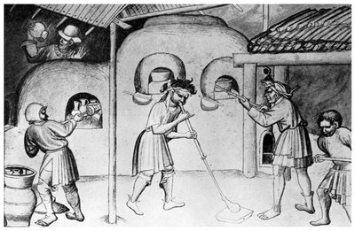 Vetreria medievale, c1300 da Unbekannt