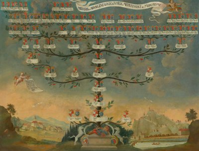 Albero genealogico della famiglia Mednyanszky da Unbekannt