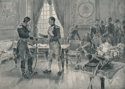 Incontro tra Napoleone e Tolstoi a Parigi, 1807, 1896 da Unbekannt