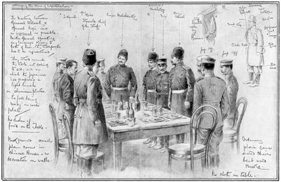 Incontro dei generali opposti, Guerra russo-giapponese, 1904-5 da Unbekannt