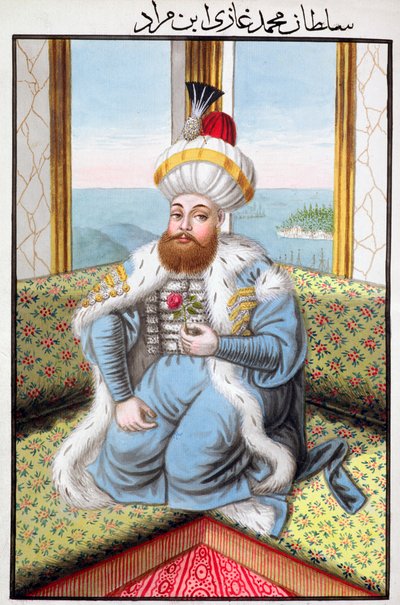 Mehmed II, imperatore ottomano, 1808 da Unbekannt