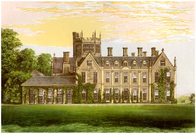 Melbury House, Dorset, casa del Conte di Ilchester, c1880 da Unbekannt
