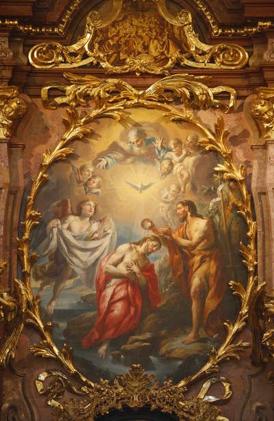 Abbazia di Melk, Battesimo di Gesù, Melk, Austria da Unbekannt