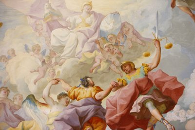 Affresco della biblioteca dell