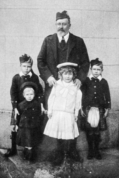 Membri della famiglia reale, Balmoral, Scozia, 1902 da Unbekannt