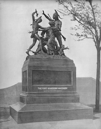 Memoriale del massacro di Fort Dearborn, c1897 da Unbekannt