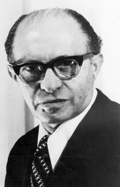 Menachem Begin 1913-1992, statista israeliano nato in Polonia, 1978 da Unbekannt