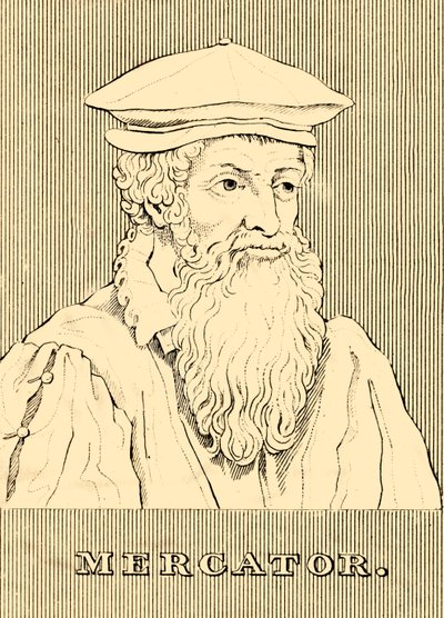 Mercatore, 1512-1594, 1830 da Unbekannt