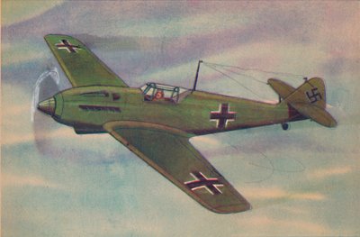 Caccia monoposto Messerschmitt M.E. 109, c1944 da Unbekannt