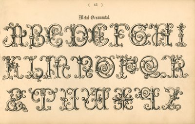 Ornamento metallico, 1862 da Unbekannt