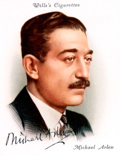 Michael Arlen 1895-1956, scrittore e romanziere britannico di origine armena, 1937 da Unbekannt