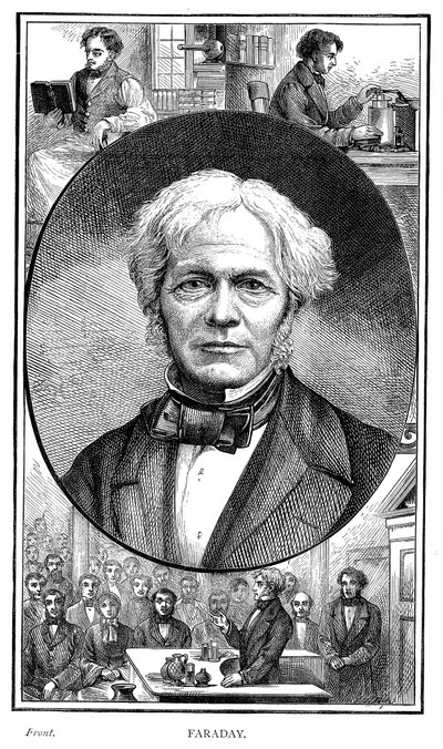 Michael Faraday, fisico e chimico britannico, 1881 da Unbekannt