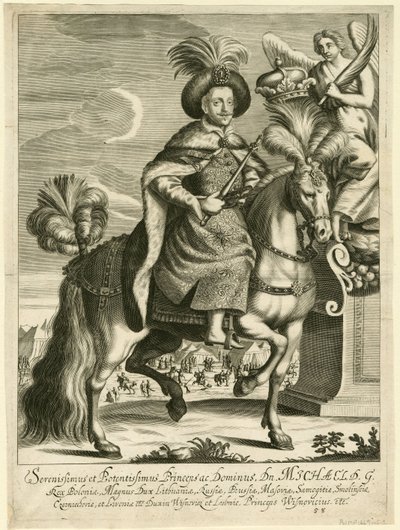 Michal Korybut Wisniowiecki 1640-1673, re di Polonia e granduca di Lituania, c. 1670 da Unbekannt
